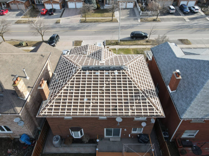 brown roof(scelet) from anoter side