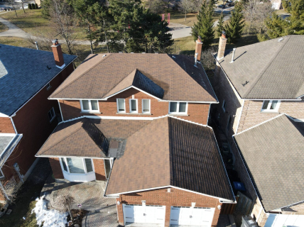 brown roof