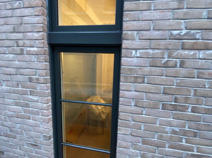 small window with bricks